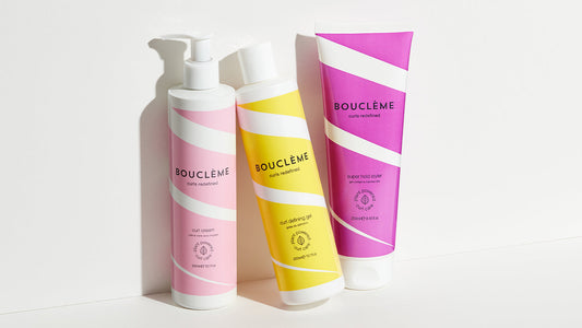 Bouclème's curl cream and curl defining gel