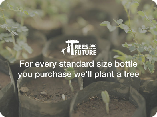 Bouclème Trees for the Future Partnership - for every standard size bottle you purchase we'll plant a tree