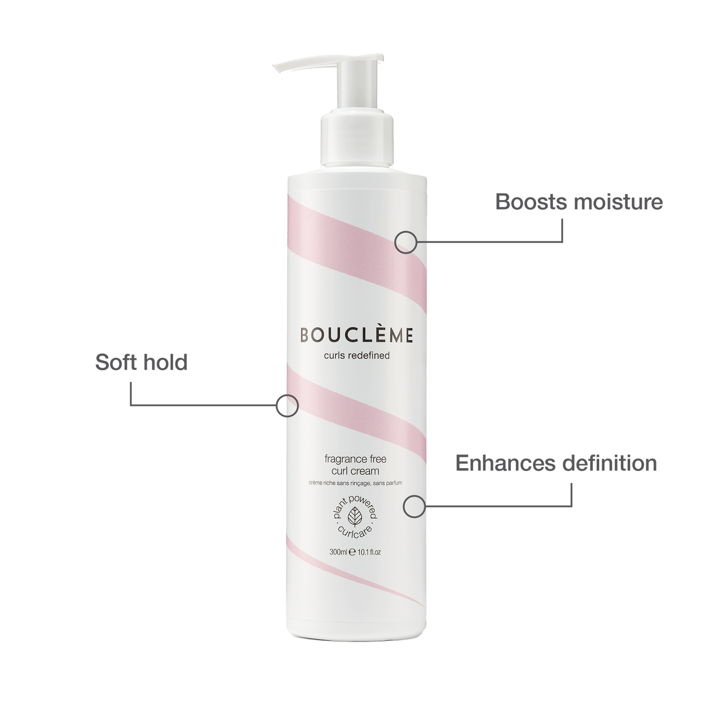 fragrance free curl cream infographic