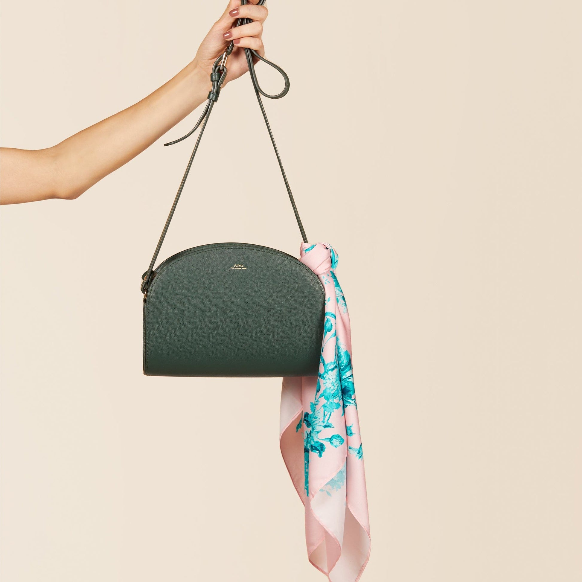 Introducing the Bouclème scarf, designed with British brand Preen using one of their iconic prints in signature Bouclème pastels using 100% recycled polyester. Vegan friendly.