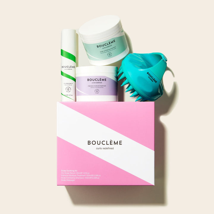 The Boucleme Scalp Soothing Kit for Curly Hair. Ideal for treating your scalp to some TLC. 