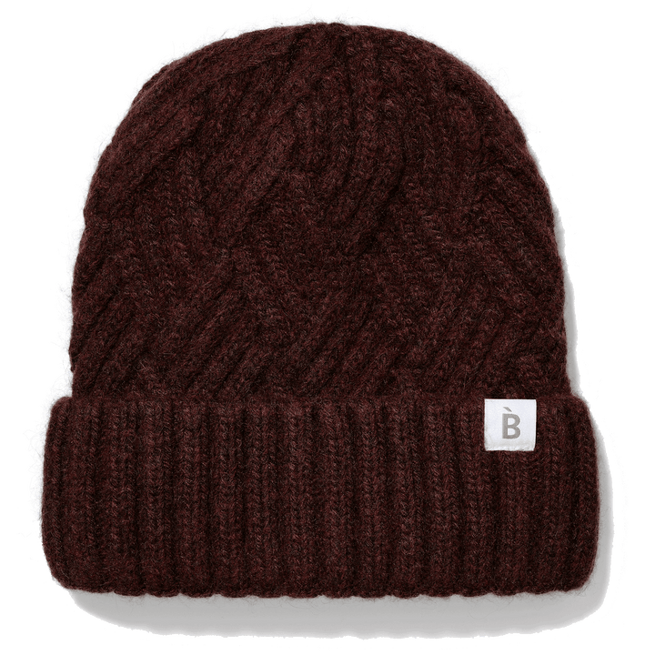 Hot chocolate silk lined beanie