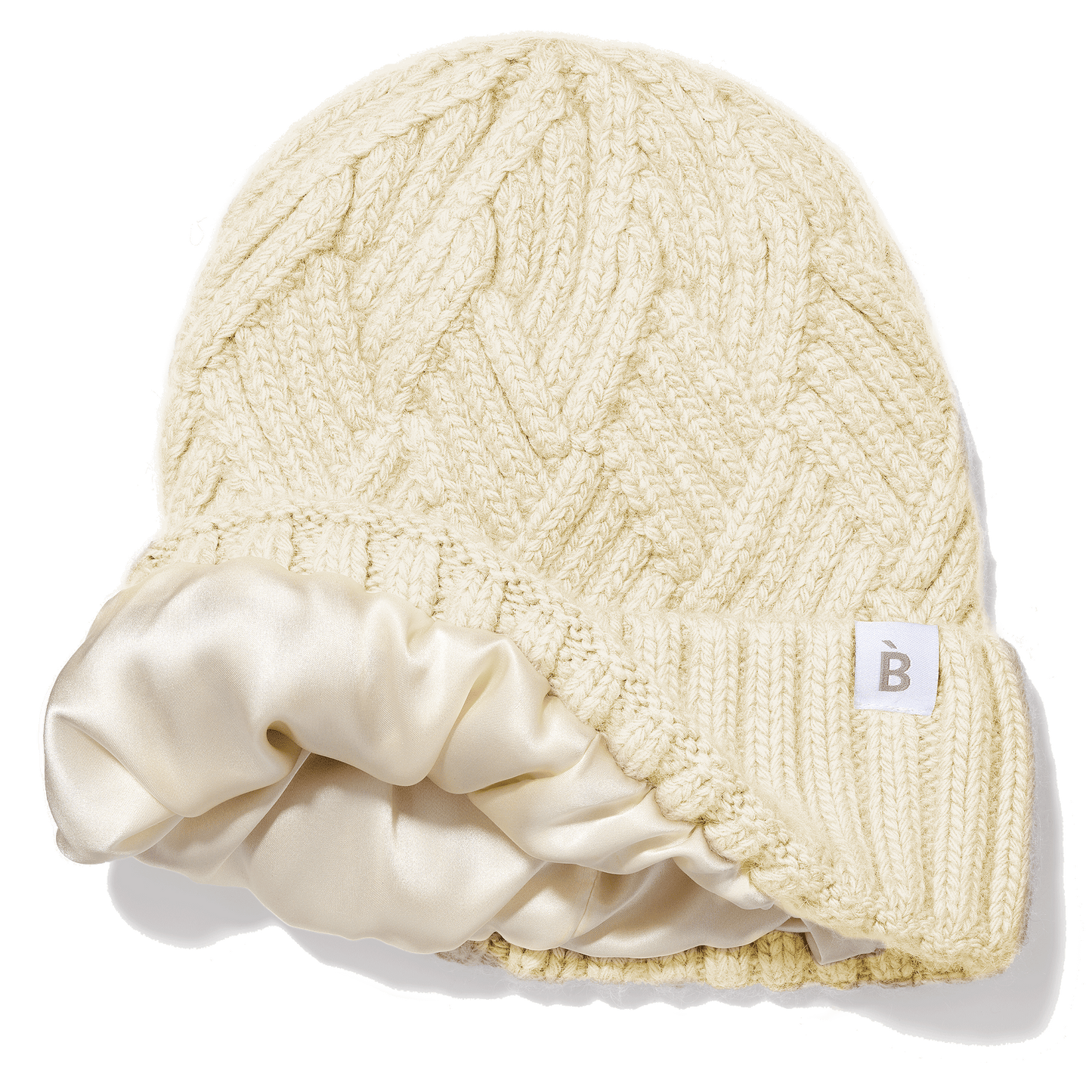 shortbread silk lined beanie