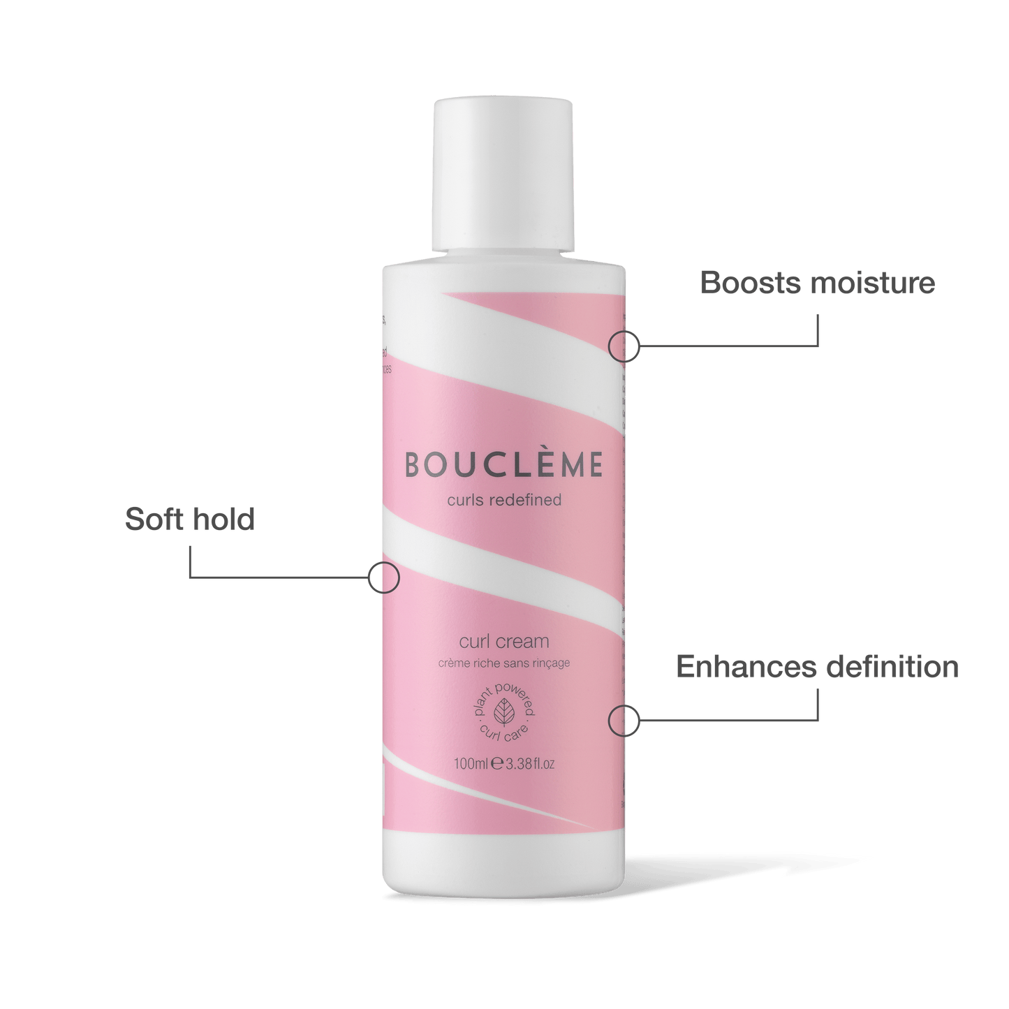 Curl Cream 100ml Infographic