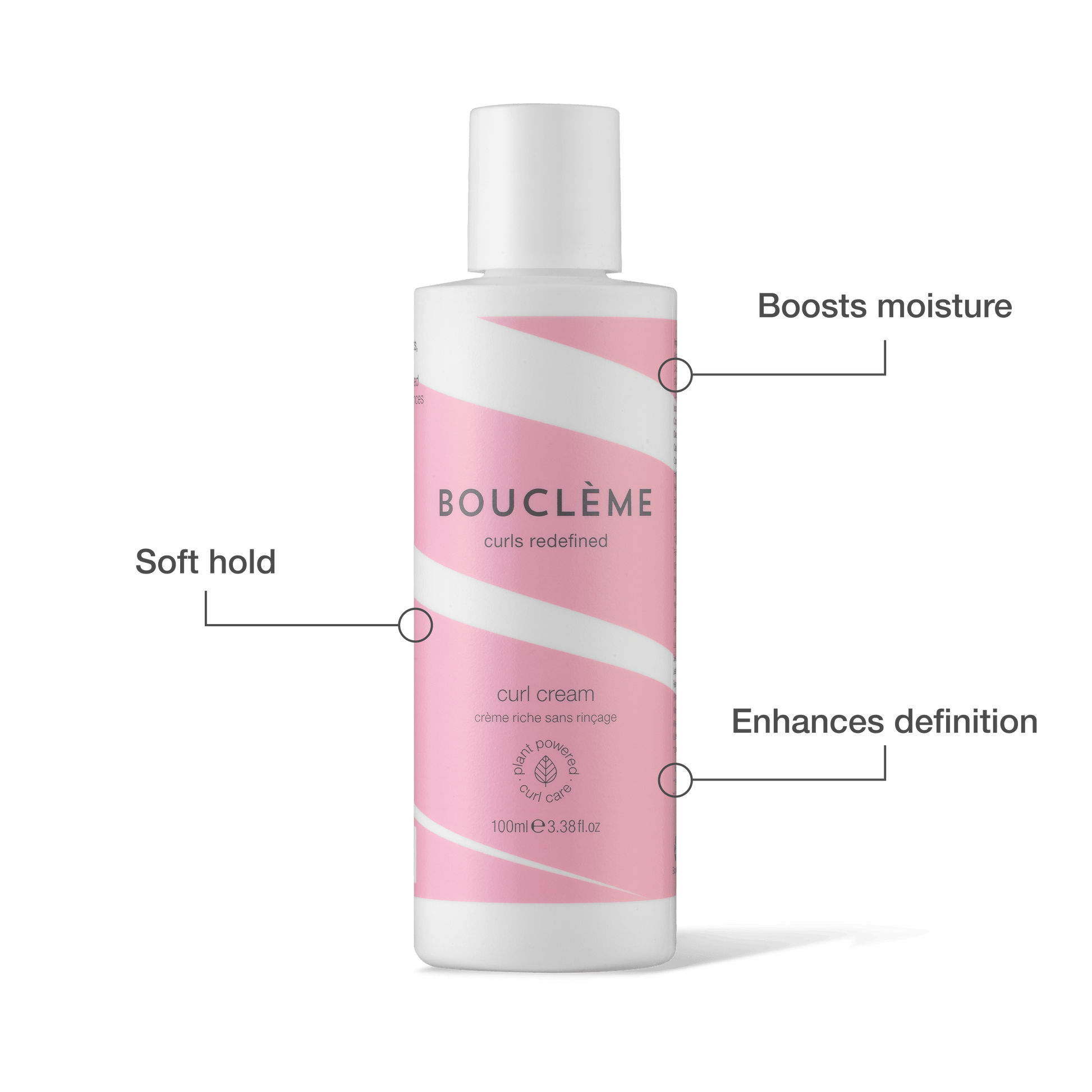 Curl Cream 100ml Infographic