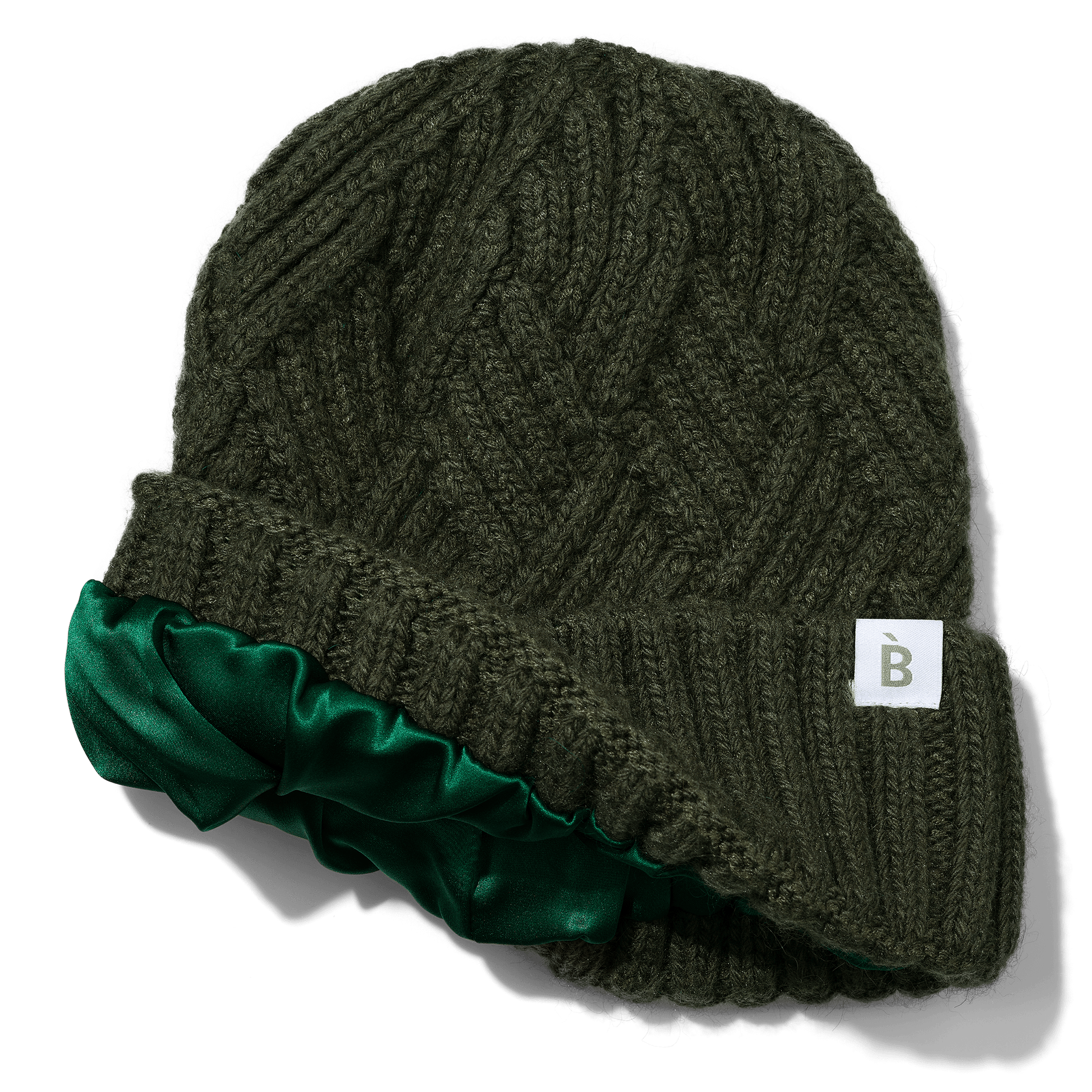 Silk Lined Cashmere Blend Beanie