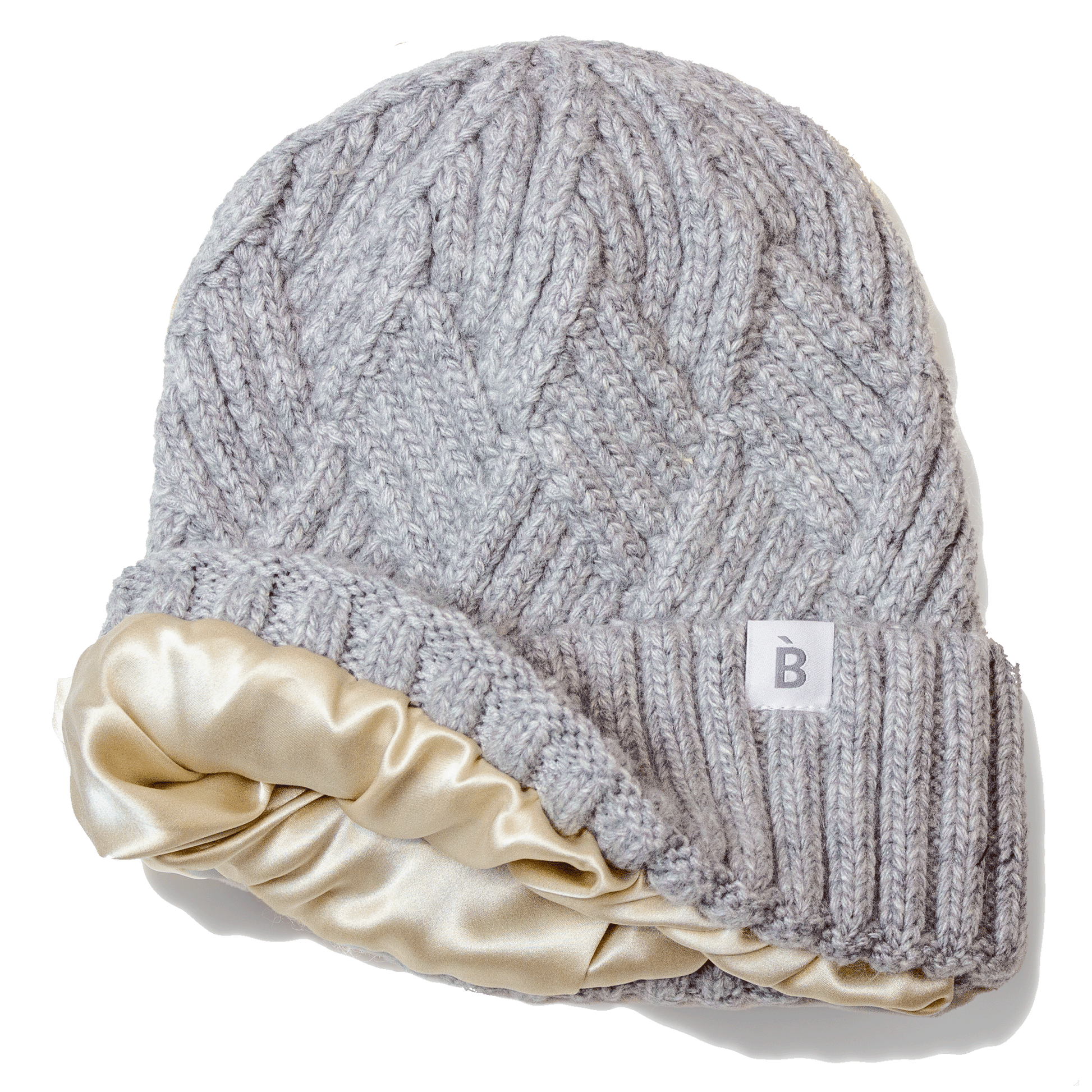 Silk Lined Beanie, Cashmere Blend Bouclème
