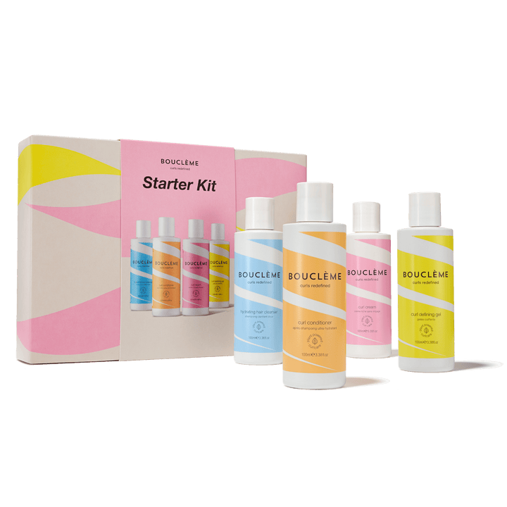 Starter Kit - The perfect introduction to a complete curl care routine, featuring four essentials designed to cleanse, hydrate, and define your curls. 